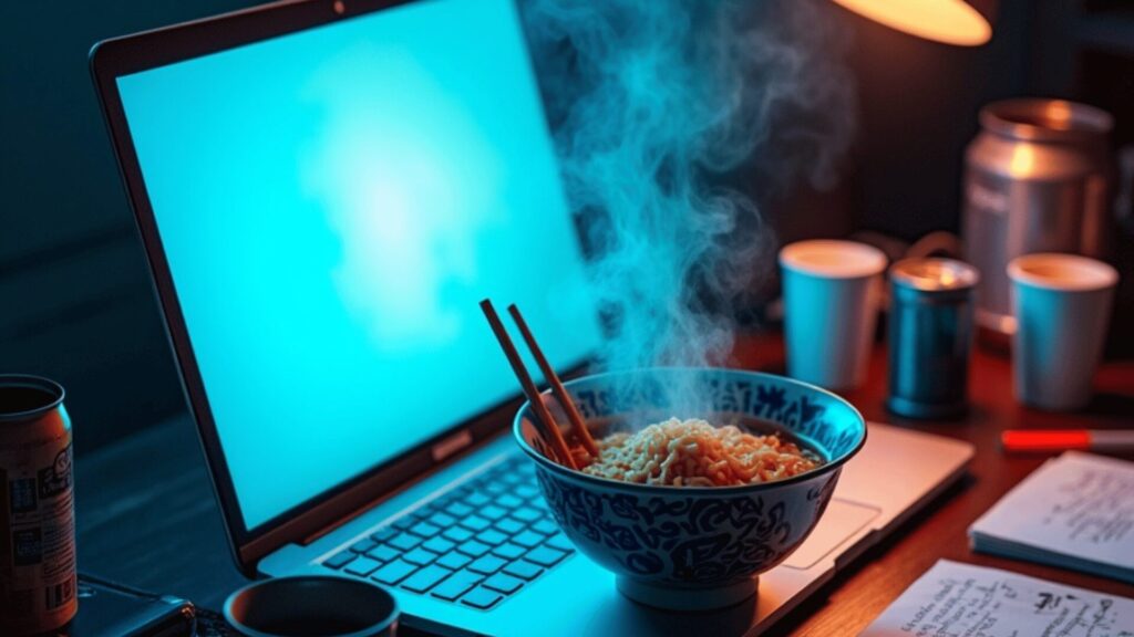 alt:SWELLとラーメン